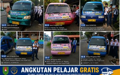 Dinas Perhubungan Kabupaten Magelang Hadirkan Layanan Angkutan Pelajar Gratis untuk Mendukung Keselamatan Siswa